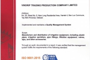 CHỨNG NHẬN ISO 9001:2015 – KHẲNG ĐỊNH CHẤT LƯỢNG VINDRIP
