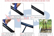 HƯỚNG DẪN KẾT NỐI ỐNG NHÁNH LDPE RA BỘ BÉC TƯỚI ĐƠN GIẢN – NHANH CHÓNG